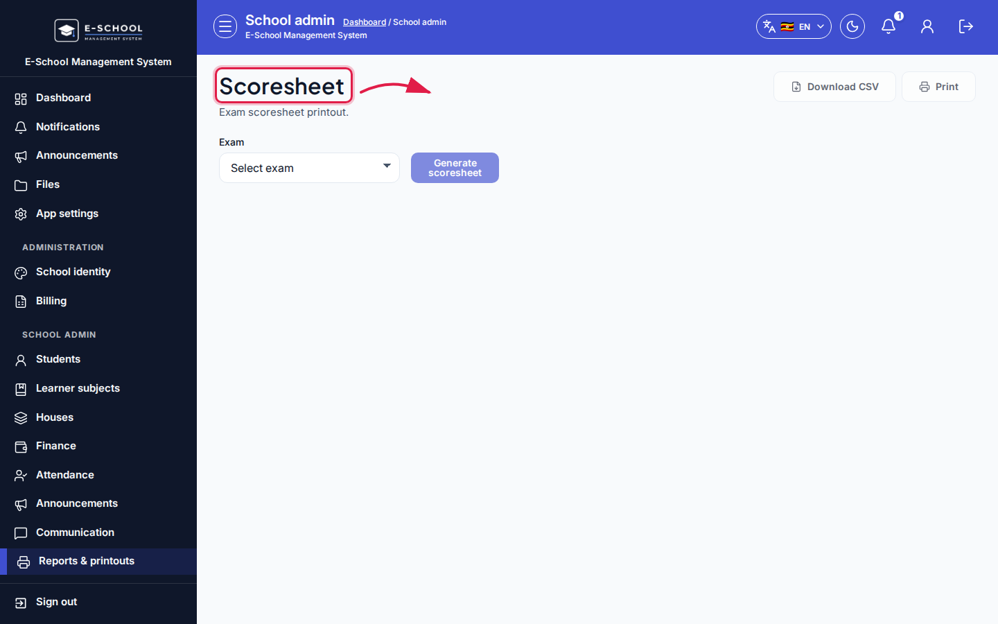 Scoresheets step 5 desktop