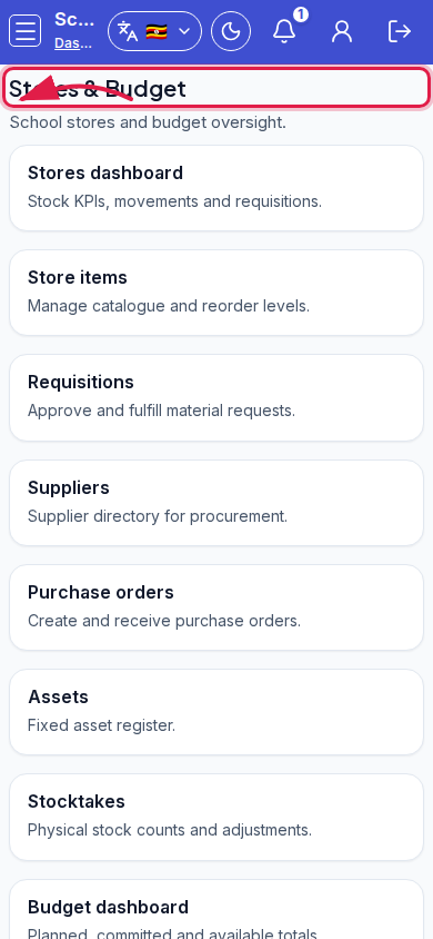 Stores &amp; Budget step 4 mobile