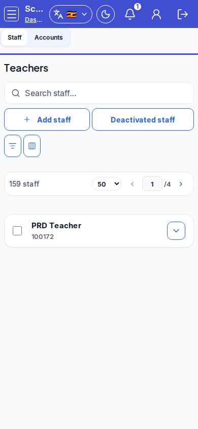 User permissions mobile
